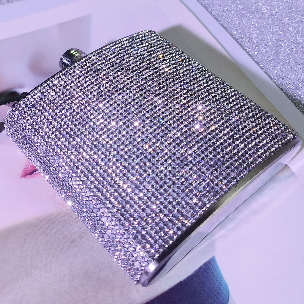 6oz Travel Hip Flask with Glittering Designs