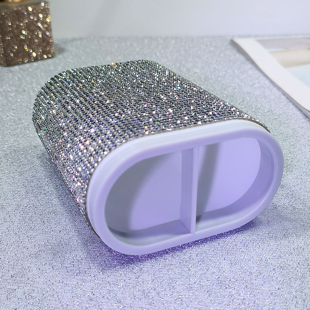 Classic Elegant Pen Holder with Rhinestones