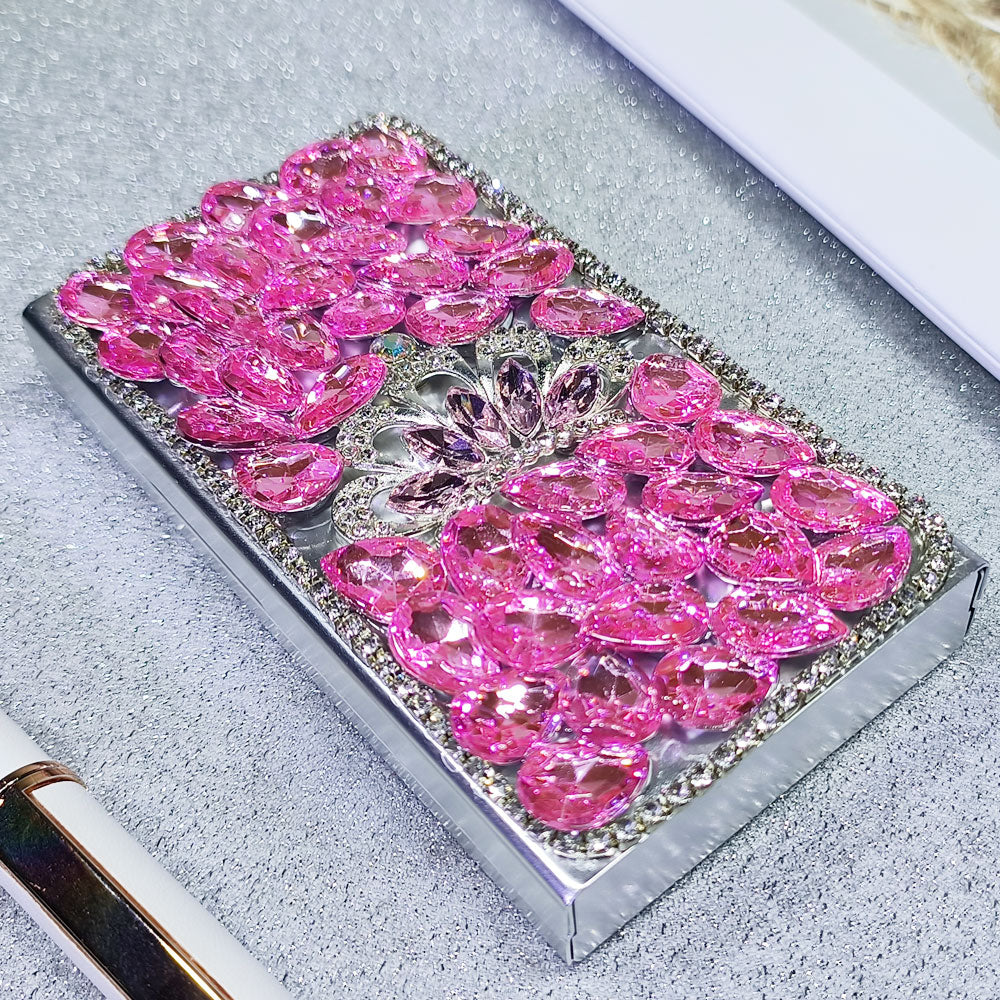Glitter Rhinestone Cigarette Case for Women