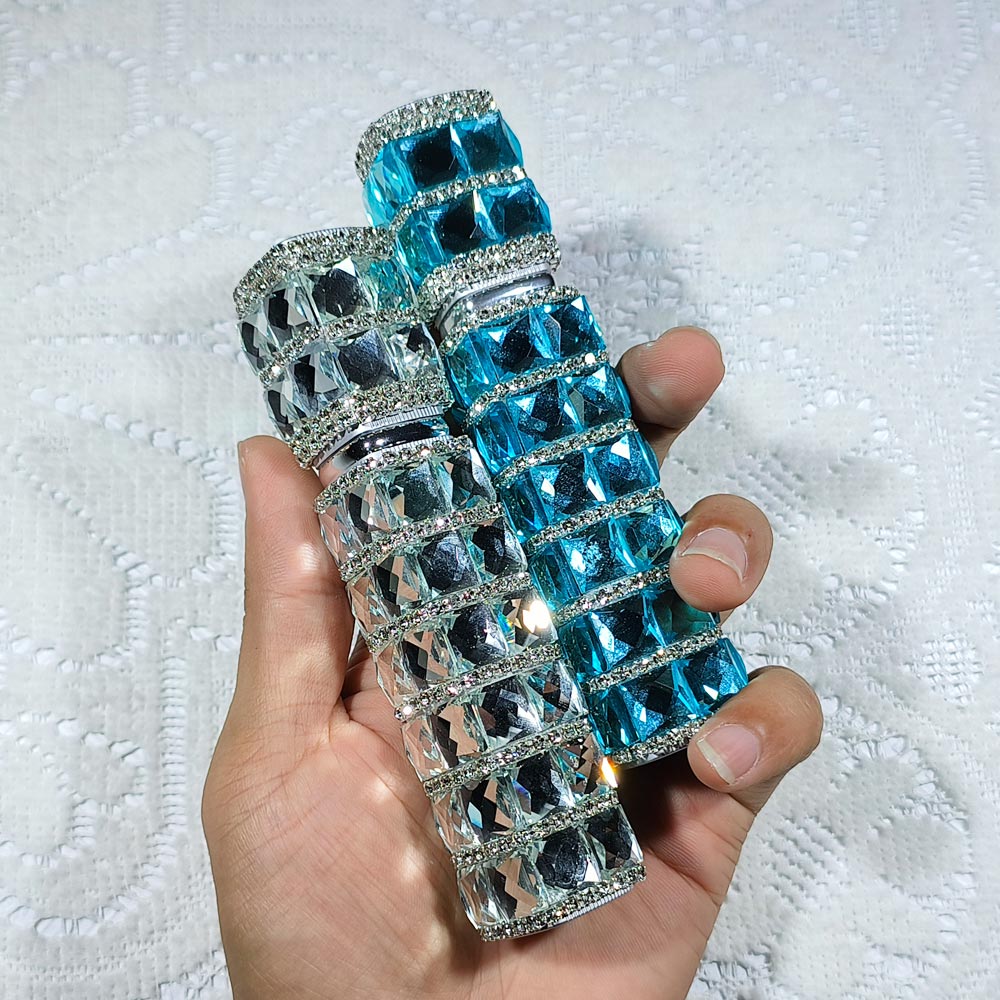 12ml Travel Refillable Bottles, Crystal-Embellished Travel Bottles