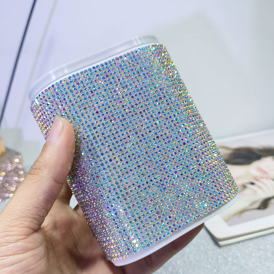 Classic Elegant Pen Holder with Rhinestones