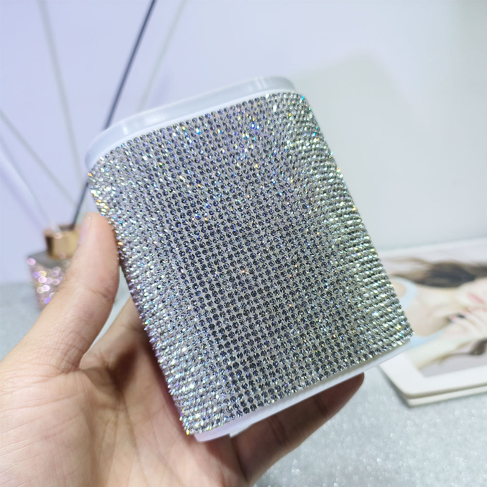 Classic Elegant Pen Holder with Rhinestones