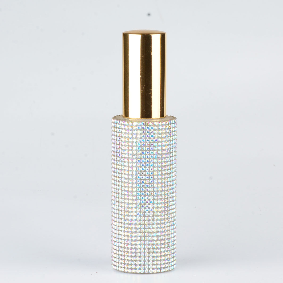 30ml Glass Refillable Travel Spray Bottle with Crystal Studs and Pump