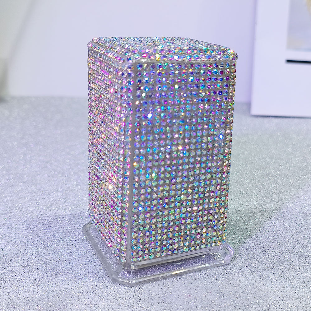 Rhinestone Toothpick Holder & Decorative Tabletop Accent Box