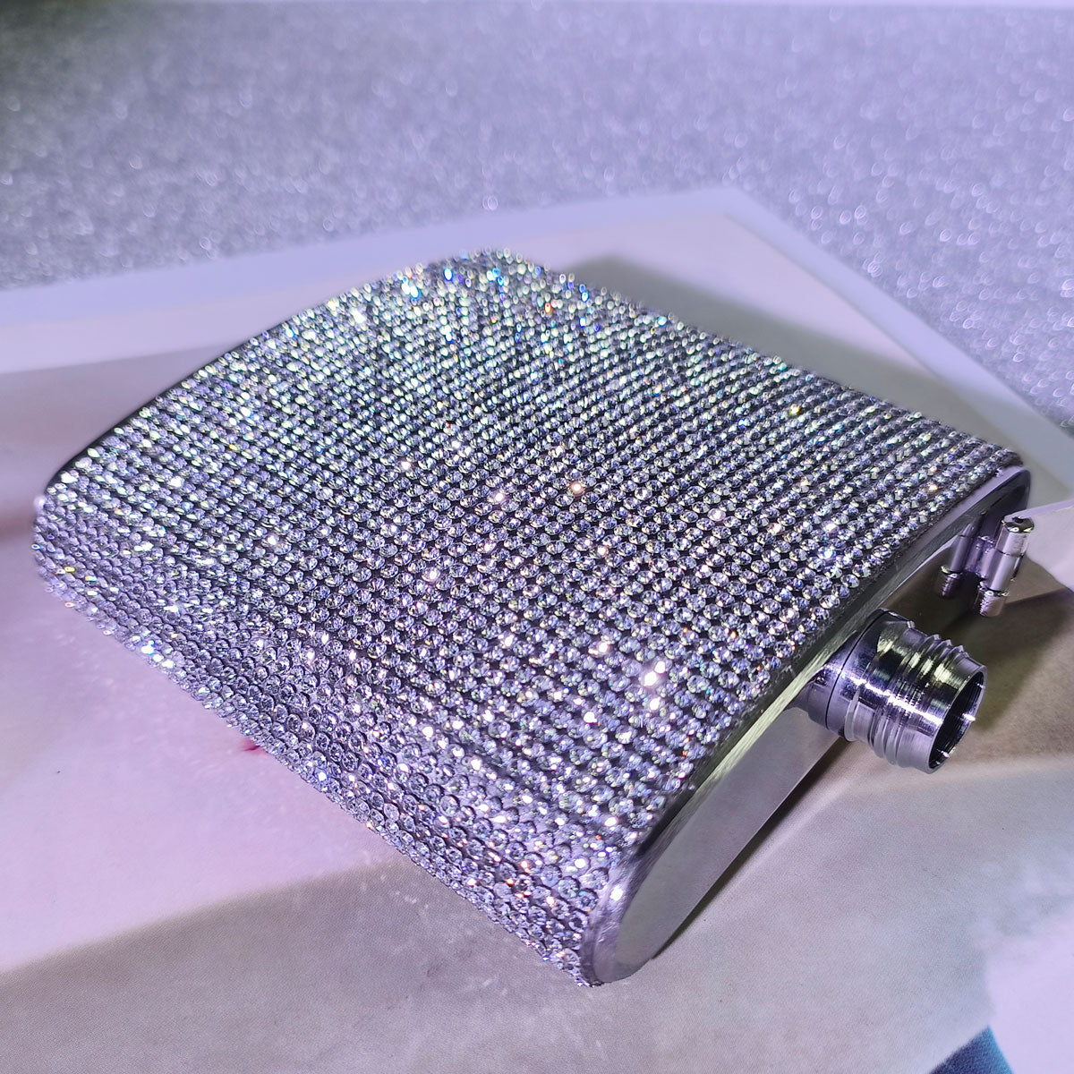 6oz Travel Hip Flask with Glittering Designs
