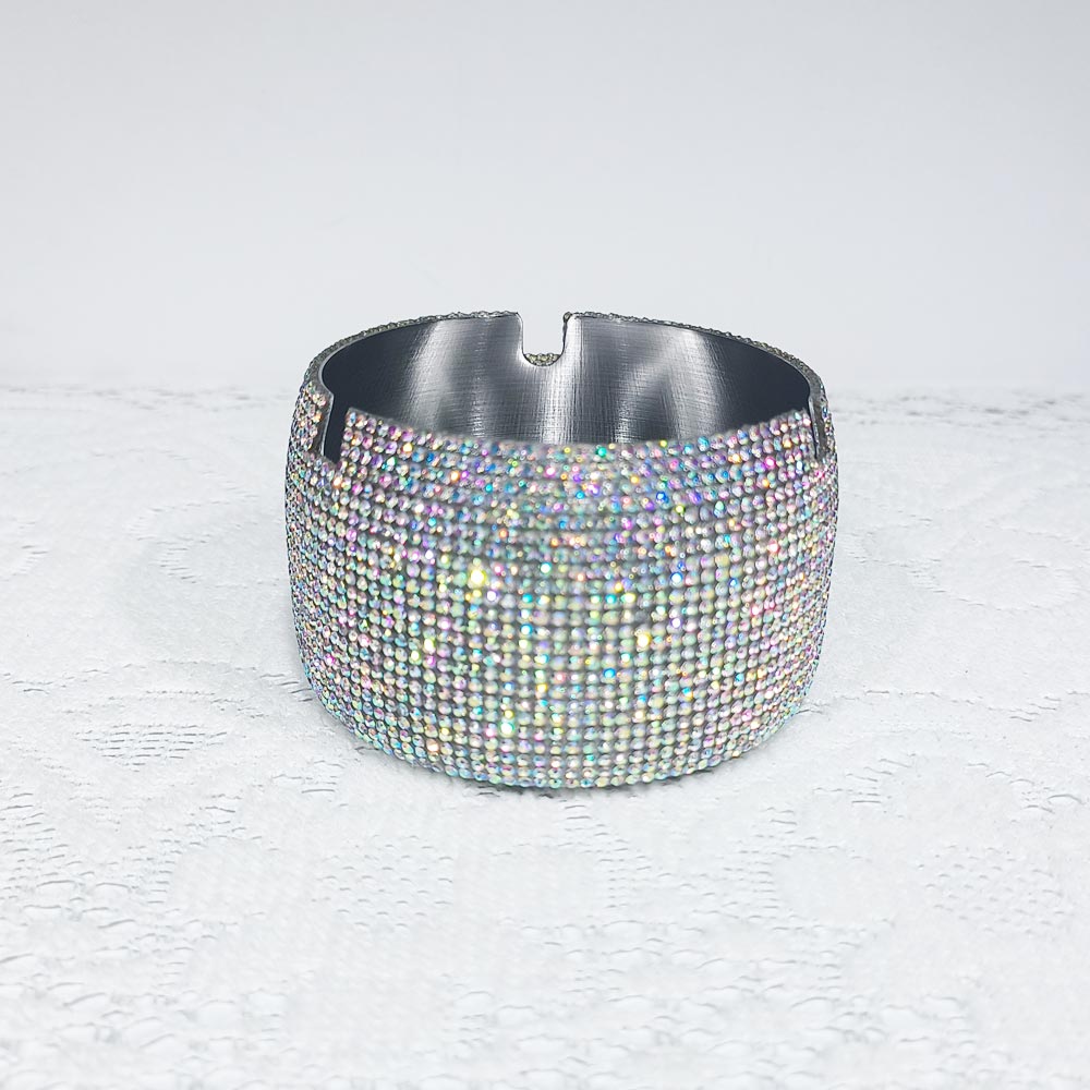 Glamorous Crystal Covered Ashtray for Women
