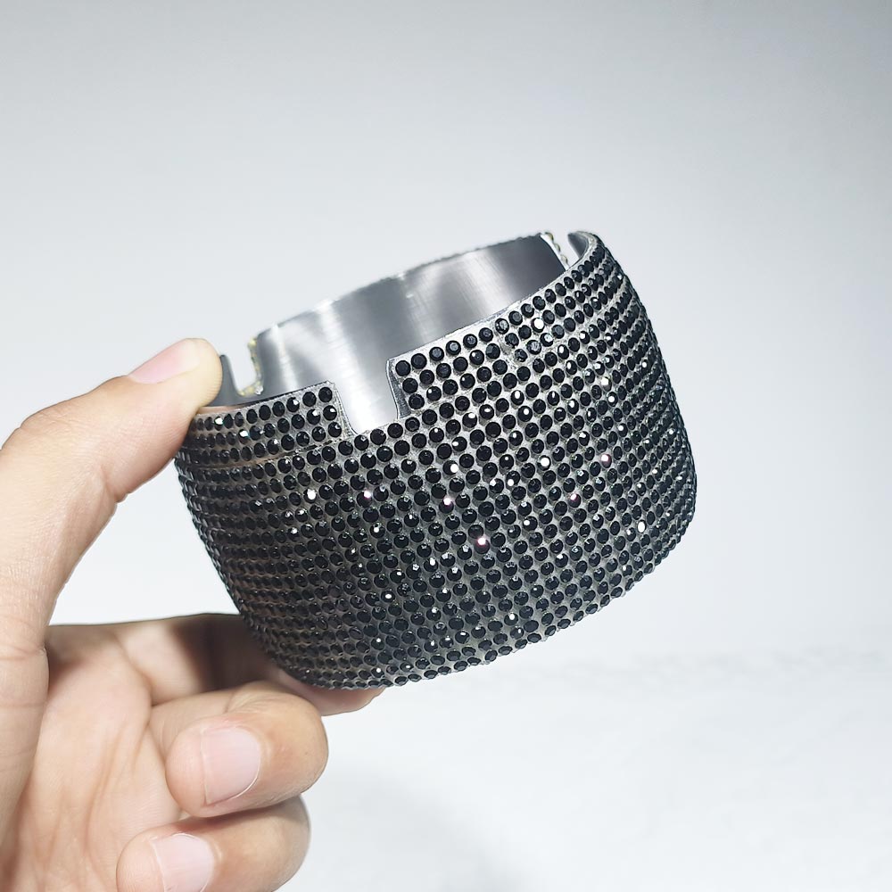 Glamorous Crystal Covered Ashtray for Women