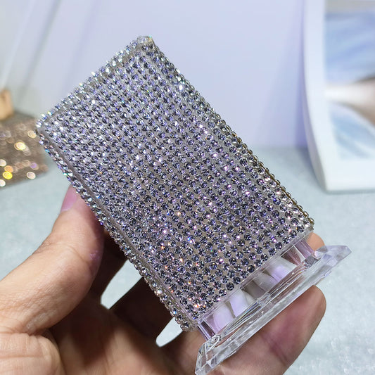 Rhinestone Toothpick Holder & Decorative Tabletop Accent Box