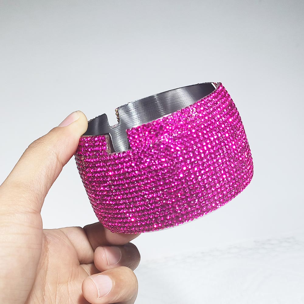 Glamorous Crystal Covered Ashtray for Women