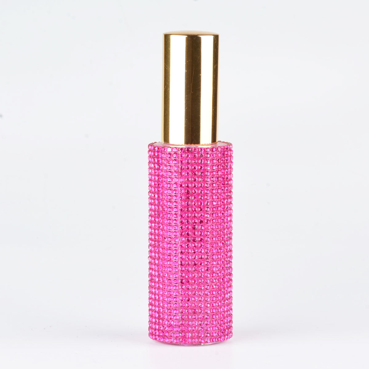 30ml Glass Refillable Travel Spray Bottle with Crystal Studs and Pump