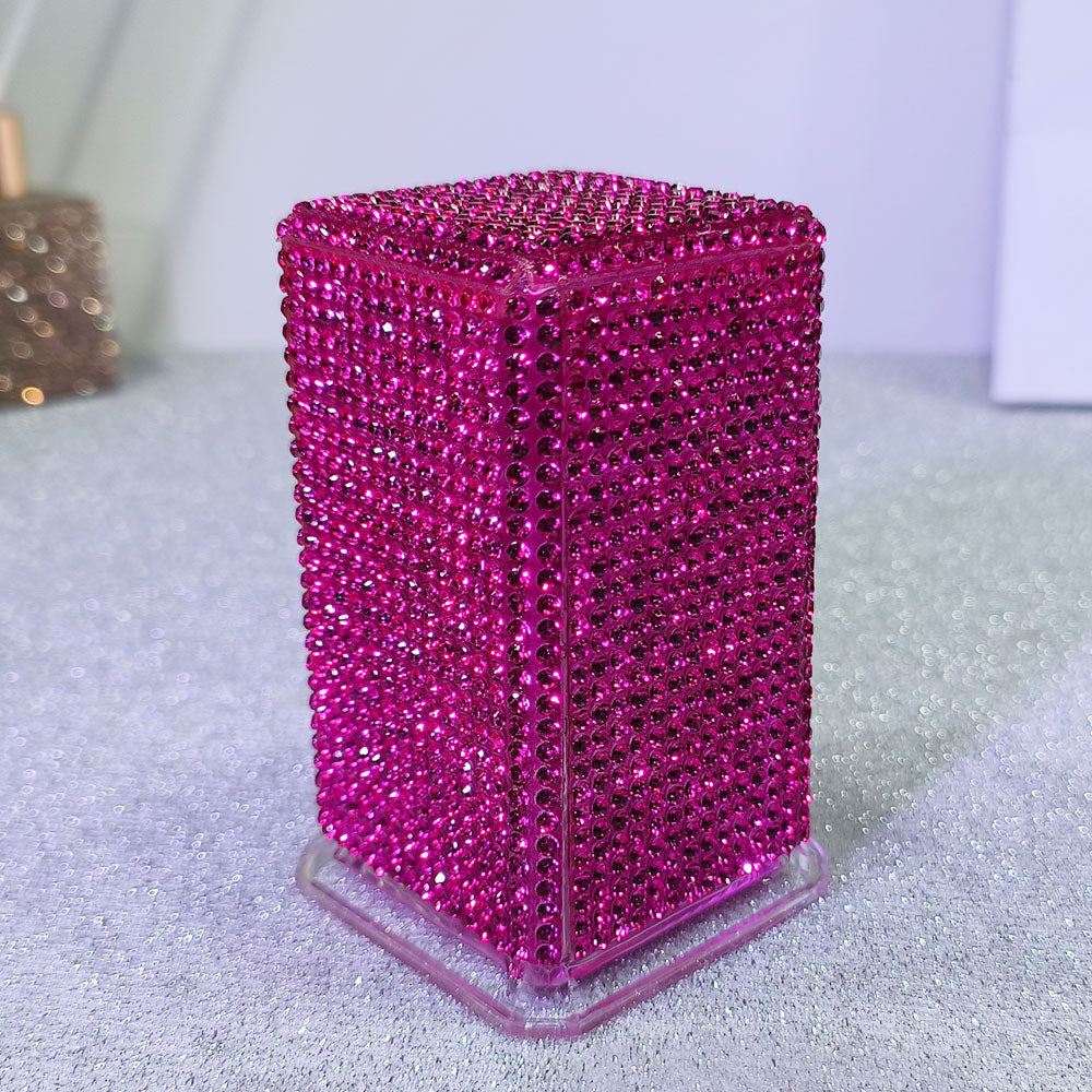 Rhinestone Toothpick Holder & Decorative Tabletop Accent Box