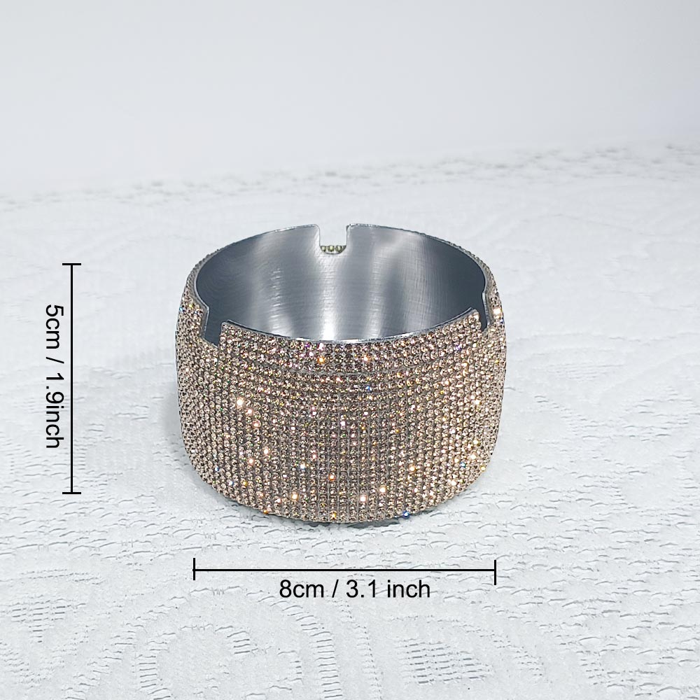 Glamorous Crystal Covered Ashtray for Women
