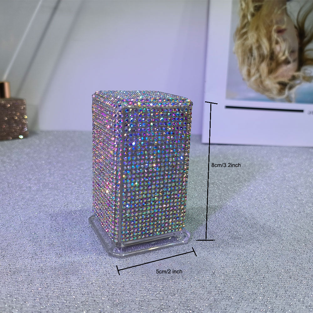 Rhinestone Toothpick Holder & Decorative Tabletop Accent Box