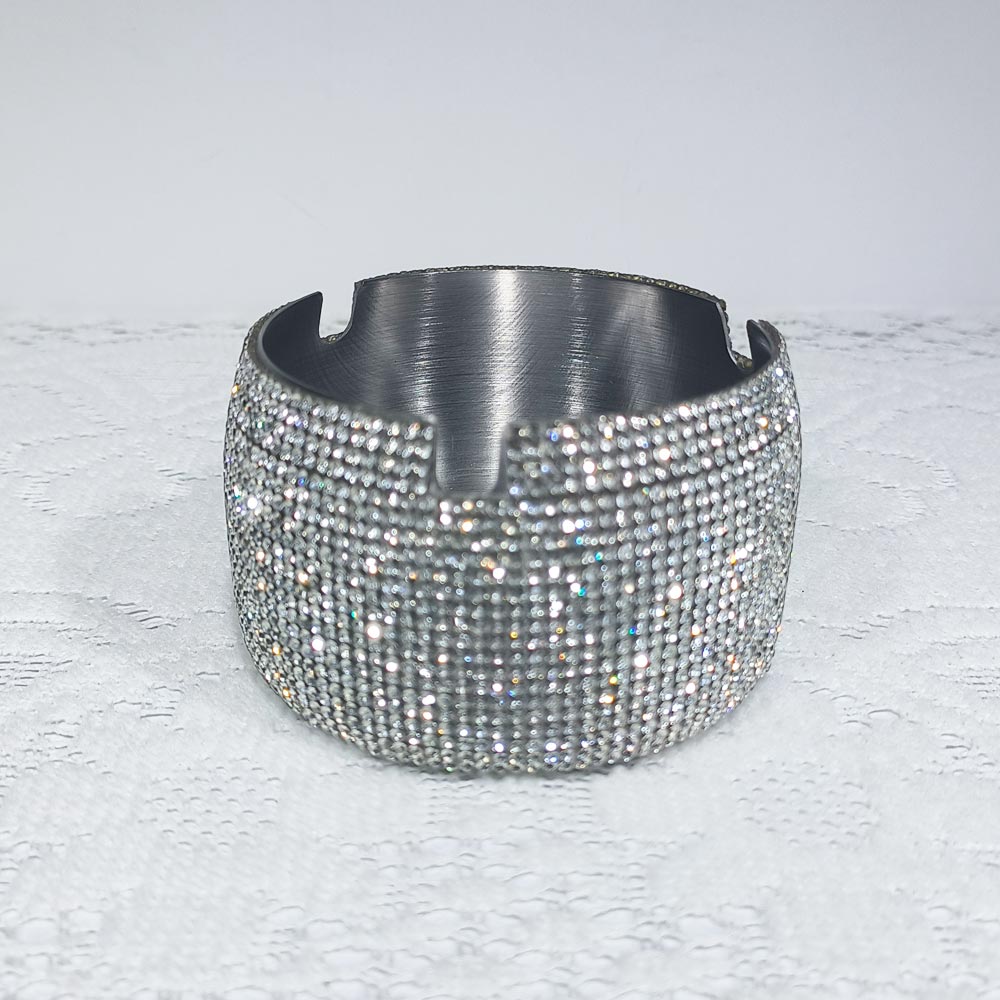 Glamorous Crystal Covered Ashtray for Women