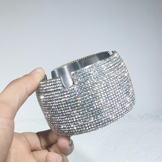 Glamorous Crystal Covered Ashtray for Women