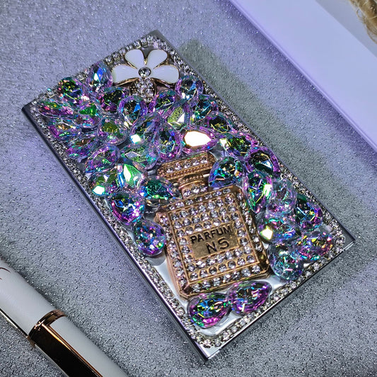 Glitter Rhinestone Cigarette Case for Women