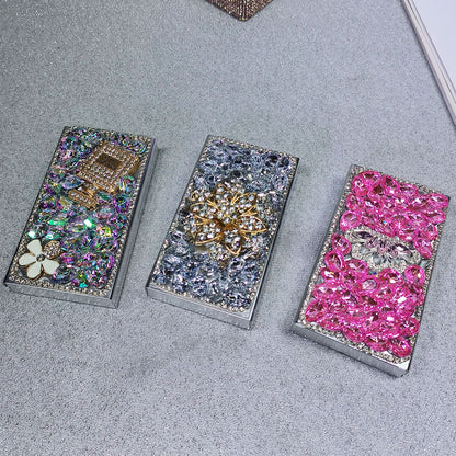 Glitter Rhinestone Cigarette Case for Women