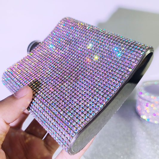 6oz Travel Hip Flask with Glittering Designs