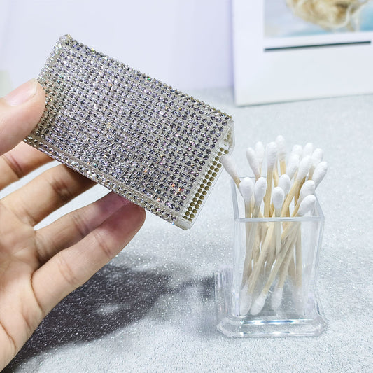 Rhinestone Toothpick Holder & Decorative Tabletop Accent Box