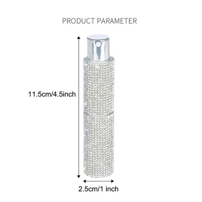 10ML Sparkling Rhinestone Empty Refillable Spray Bottle