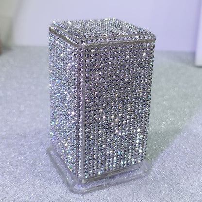 Rhinestone Toothpick Holder & Decorative Tabletop Accent Box